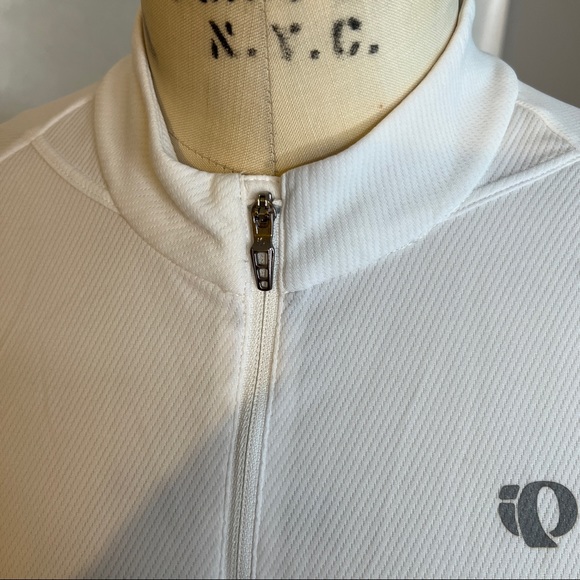 Pearl Izumi Pro S men’s white 1/4 zip long sleeve cycling jersey - Picture 3 of 7